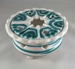 Gmundner Keramik-Teewrmer barock